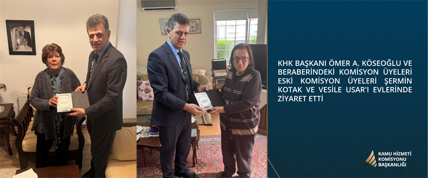 ESKİ KOMİSYON ÜYELERİ ŞERMİN KOTAK VE VESİLE USAR’A ZİYARET..